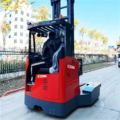 Høj rækkevidde gaffeltruck 3ton Reach gaffeltruck elektrisk stabler lastbil smal gang gaffeltruck lift truck til salg