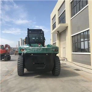 25 ton tung gaffeltruck ny stil grøn farve